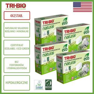 TRI-BIO, Ekologiczne Tabletki do Zmywarki All in O - 2864993806