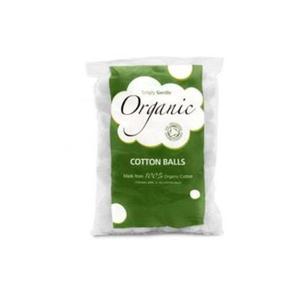 Simply Gentle,organiczne waciki w kulkach 100 szt. - 2860541615