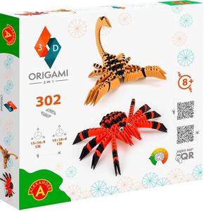 Origami 3D 2w1 pajk skorpion 304 elementy - 2871133272