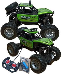 Autko Zdalnie Sterowane MONSTER TRUCK METAL LED RC green A1 - 2876961726