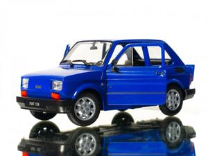 WELLY MALUCH FIAT 126P 1:21 SAMOCHD KOLEKCJONERSKI niebiesk - 2876961743