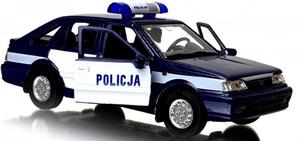 WELLY POLONEZ CARO POLICJA 1:34 SAMOCHD KOLEKCJONERSKI - 2876961801