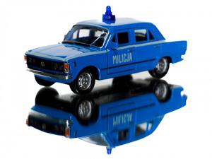 WELLY FIAT 125P MILICJA 1:34 SAMOCHD KOLEKCJONERSKI - 2876961815