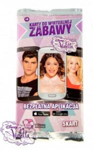 KARTY DO WIRTUALNEJ ZABAWY VIOLETTA 5 SZT. W SASZETCE - 2837923186