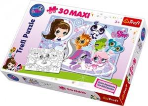 PUZZLE DWUSTRONNE LITTLEST PET SHOP 30 MAXI PUZZLE - 2837924083