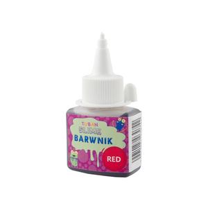 BARWNIK DO SLIME 35 ml CZERWONY TUBAN - 2864236847