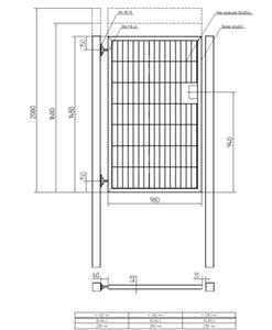 Furtka Panelowa Economy 2D Konsport - 2871127520