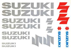 Naklejka SUZUKI srebrna kpl. - 2823042340