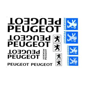 Naklejka PEUGEOT czarna kpl. - 2836277435