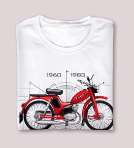 T-shirt KOMAR czerwony - mski biay M - 2866415626