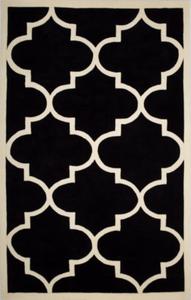 Dywan marokaska koniczyna czarny Fez - 2860076172
