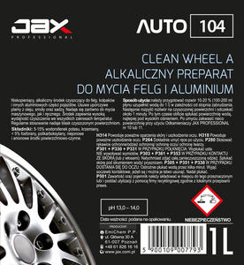 JAX PROFESSIONAL 104 - CLEAN WHEEL A  - 2861740446