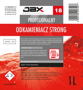 JAX PROFESSIONAL 18 - ODKAMIENIACZ STRONG JAX PROFESSIONAL 18 - ODKAMIENIACZ STRONG - 2861740460