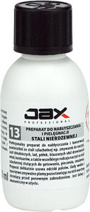 JAX PROFESSIONAL 13 50 ml - PREPARAT DO NABYSZCZANIA I PIELGNACJI STALI NIERDZEWNEJ urzdze i maszyn ze stali nierdzewnej, mebli wykonanych ze stal JAX PROFESSIONAL 13 50 ml - PREPARAT DO NABYSZCZANIA I PIELGNACJI STALI NIERDZEWNEJ urzdze i maszyn ze stali nierdzewnej, mebli wykonanych ze stali nierdzewnej, do lad, szaf chodniczych - 2867445623