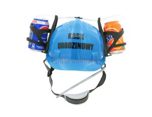 Imprezowy kask na piwo - Kask Urodzinowy