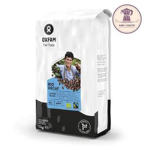 KAWA BEZKOFEINOWA BIO ZIARNISTA ARABICA/ROBUSTA FAIR TRADE 1 kg - OXFAM - 2878151598