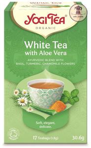 HERBATA BIAA Z ALOESEM (WHITE TEA WITH ALOE VERA) BIO (17 x 1,8 g) 30,6 g - YOGI TEA - 2877159757