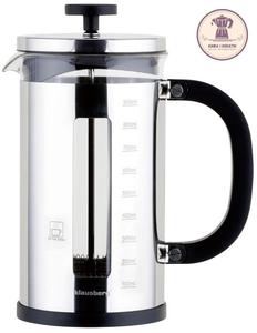 ZAPARZACZ DO KAWY/HERBATY SREBRNY 1 l FRENCH PRESS - KLAUSBERG - 2877747331