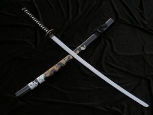 SAMURAJSKI MIECZ KATANA Z POCHW 4KM100-405BK - 2861217166