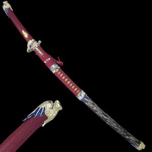 Wspaniaa smocza katana z pochw 109cm C-85R - 2878093587