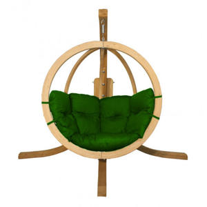 Zielony fotel wiszcy jajo - Parys 2X - 2873749361
