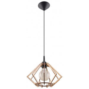 Drewniana lampa wiszca w stylu boho - EX519-Pompella - 2869818048