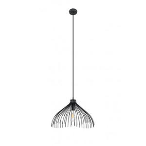 Czarna lampa wiszca z drucianym kloszem - EX583-Umba - 2872997804