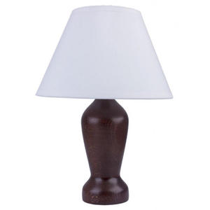 Klasyczna lampka nocna z abaurem wenge - S225-Revia - 2865713054