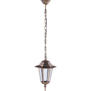 Czarno-zota lampa wiszca na balkon i taras - S332-Relva - 2867022843