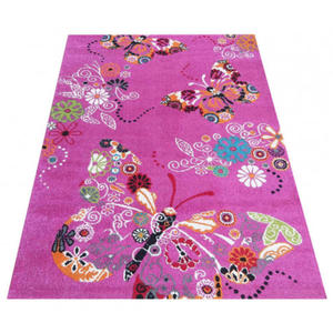 Rowy dywan w motylki dla dziewczynki - Dislo - 2870088665