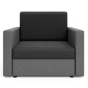 Sofa jednoosobowa amerykanka grafit + szary - Dayton 3X - 2871871084
