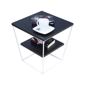 Minimalistyczny stolik kawowy z pk czarny - Arakin 5X - 2874753847