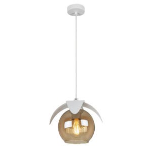 Designerska biaa lampa wiszca loftowa - A263-Otma - 2874899139