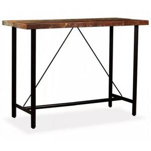 Wielokolorowy stolik z odzyskanego drewna  - 2871383100