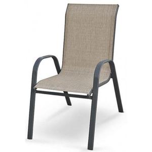 Modne krzesło ogrodowe Malaga - popiel - 2869092757
