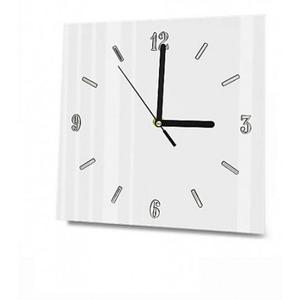 Zegar ze szka w stylu nowoczesnym Liptos 3R - 5 kolorów