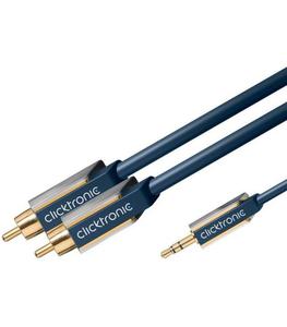 Kabel Jack 3.5mm - 2xRCA 5m Clicktronic Advanced - 2835580266