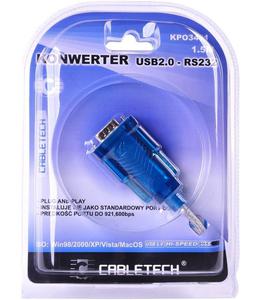 Kabel konwerter USB 2.0 - RS232 (DB9M) - 2861311517