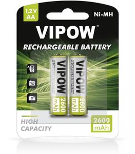 Akumulatorki VIPOW HR6 2600 mAh Ni-MH 2szt/bl - 2861312650