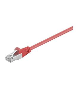 Kabel Patchcord Cat 5e F/UTP RJ45/RJ45 1m czerwony - 2835580693