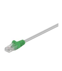 Kabel Patchcord skrosowany Cat 5e U/UTP RJ45/RJ45 2m szary