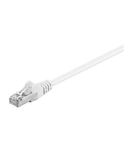 Kabel Patchcord CAT 5e SF/UTP RJ45/RJ45 2m biaÃÂy