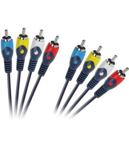 Kabel 4RCA-4RCA 1.8m  - 2861313691