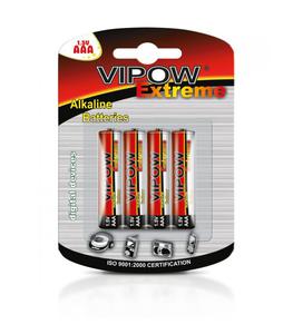 Baterie alkaliczne VIPOW EXTREME LR03 4szt./bl. - 2861313873