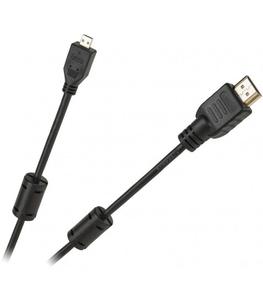 Kabel wtyk HDMI typ A - wtyk mikro HDMI typ D Cabletech economic - 2861313885