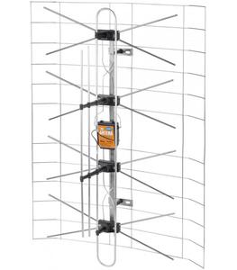 Antena TV siatkowa kompletna(zasilacz+wzmacniacz)+DIPOL 3DX - 2861315629