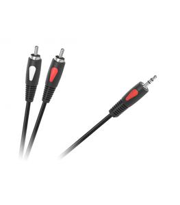 Kabel wtyk jack 3.5 - 2RCA 10m Cabletech Eco-Line - 2861315738