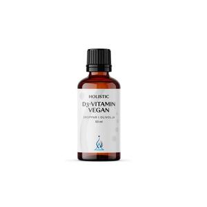 Holistic D-vitamin Vegan witamina D3 z porostw cholekalcyferol d-alfa-tokoferol witamina E ekologiczna oliwa - 2822178321