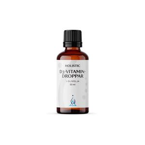Holistic D3-vitamin Droppar i olivolja witamina D3, E ekologiczna 50ml - 2833853602