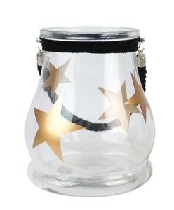 Lampion Gold star 22x22x26cm - 2842619392